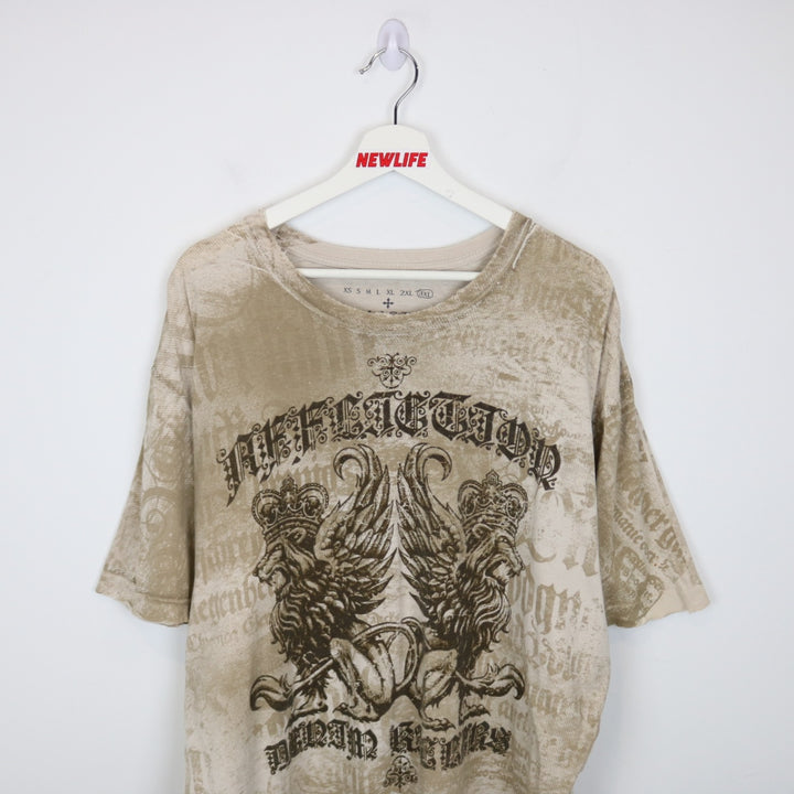 Y2K Affliction Lion Wing Tee - 3XL-NEWLIFE Clothing