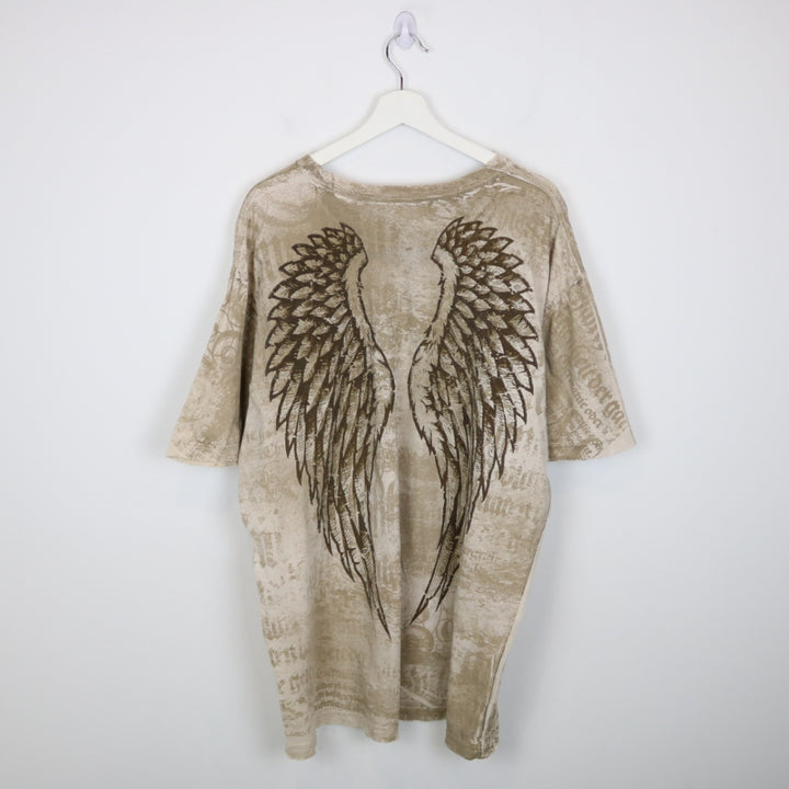 Y2K Affliction Lion Wing Tee - 3XL-NEWLIFE Clothing