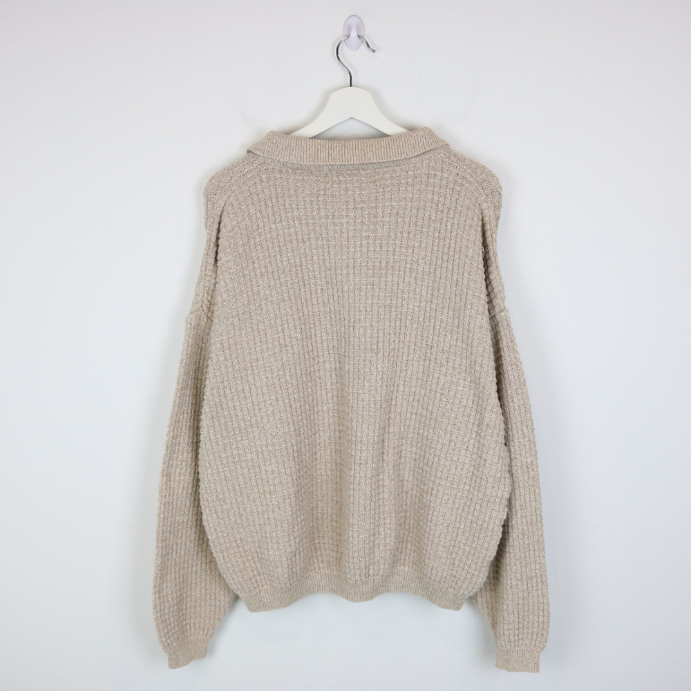 Vintage 90's Point Zero Collared Knit Sweater - XL-NEWLIFE Clothing