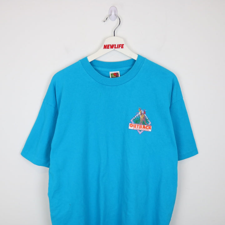 Vintage 90's Outback Steakhouse Kangaroo Tee - L-NEWLIFE Clothing