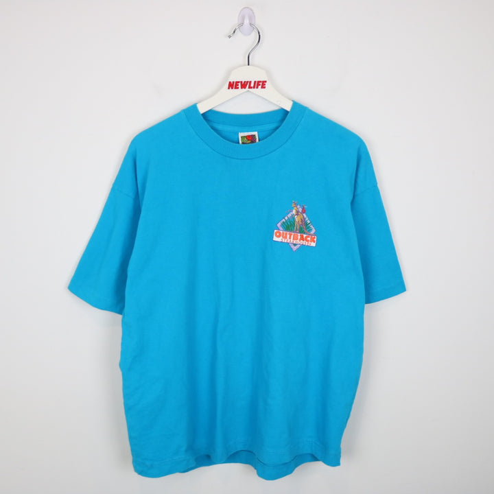 Vintage 90's Outback Steakhouse Kangaroo Tee - L-NEWLIFE Clothing