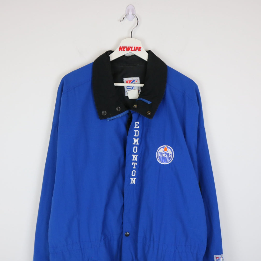 Vintage 90's Edmonton Oilers Jacket - L-NEWLIFE Clothing