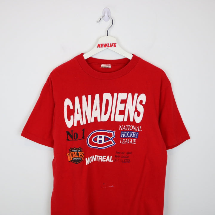 Vintage 1989 Montreal Canadiens NHL Tee - M-NEWLIFE Clothing