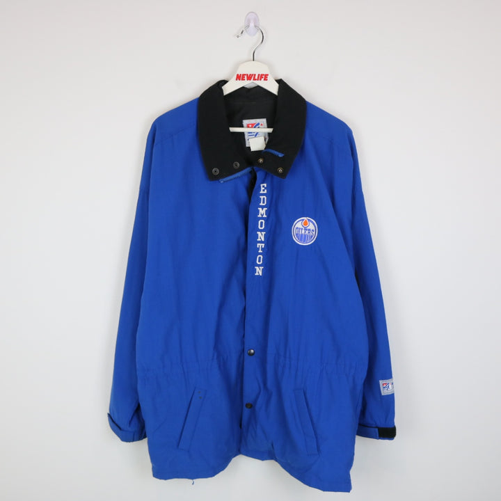 Vintage 90's Edmonton Oilers Jacket - L-NEWLIFE Clothing