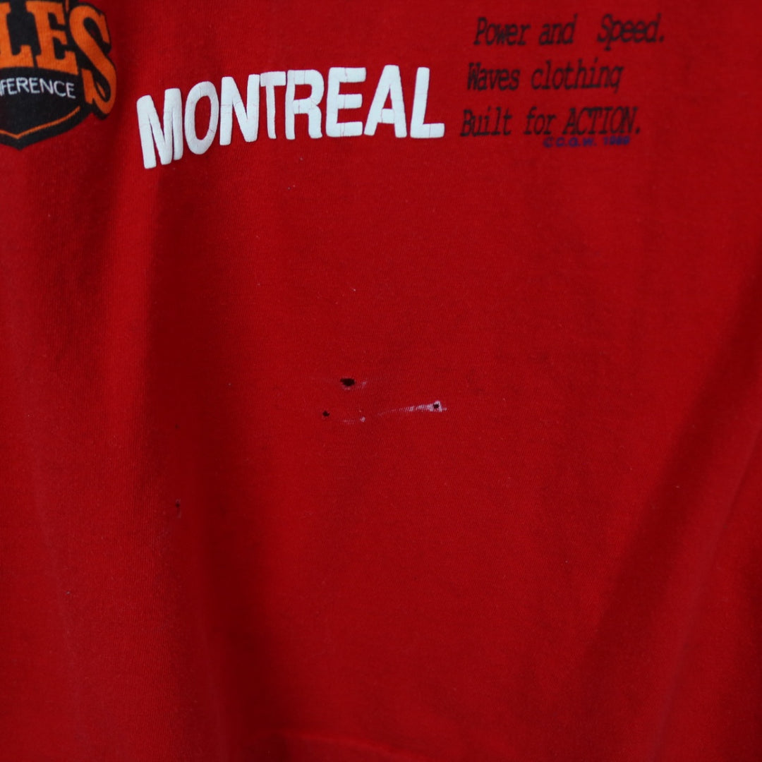 Vintage 1989 Montreal Canadiens NHL Tee - M-NEWLIFE Clothing