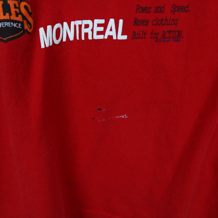 Vintage 1989 Montreal Canadiens NHL Tee - M-NEWLIFE Clothing