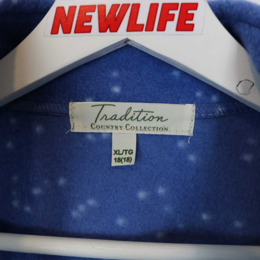 Vintage Mountain Nature Fleece Jacket - L-NEWLIFE Clothing