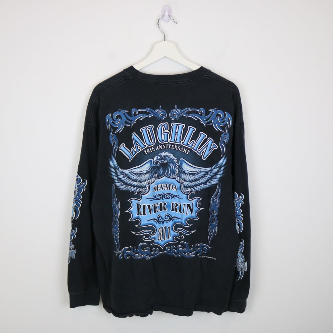2011 Laughlin River Run Long Sleeve Tee - XL-NEWLIFE Clothing