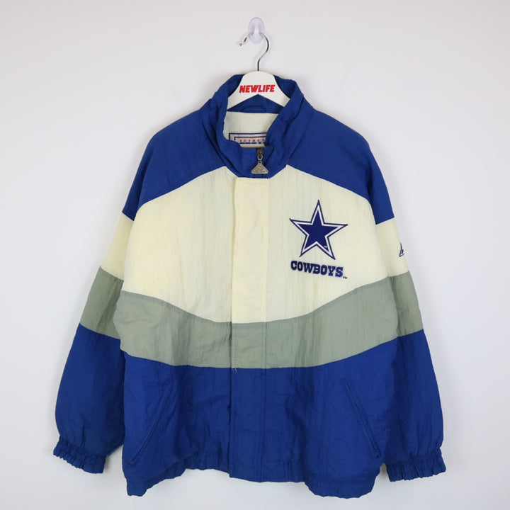 Vintage 90's Dallas Cowboys Apex Puffer Jacket - L-NEWLIFE Clothing