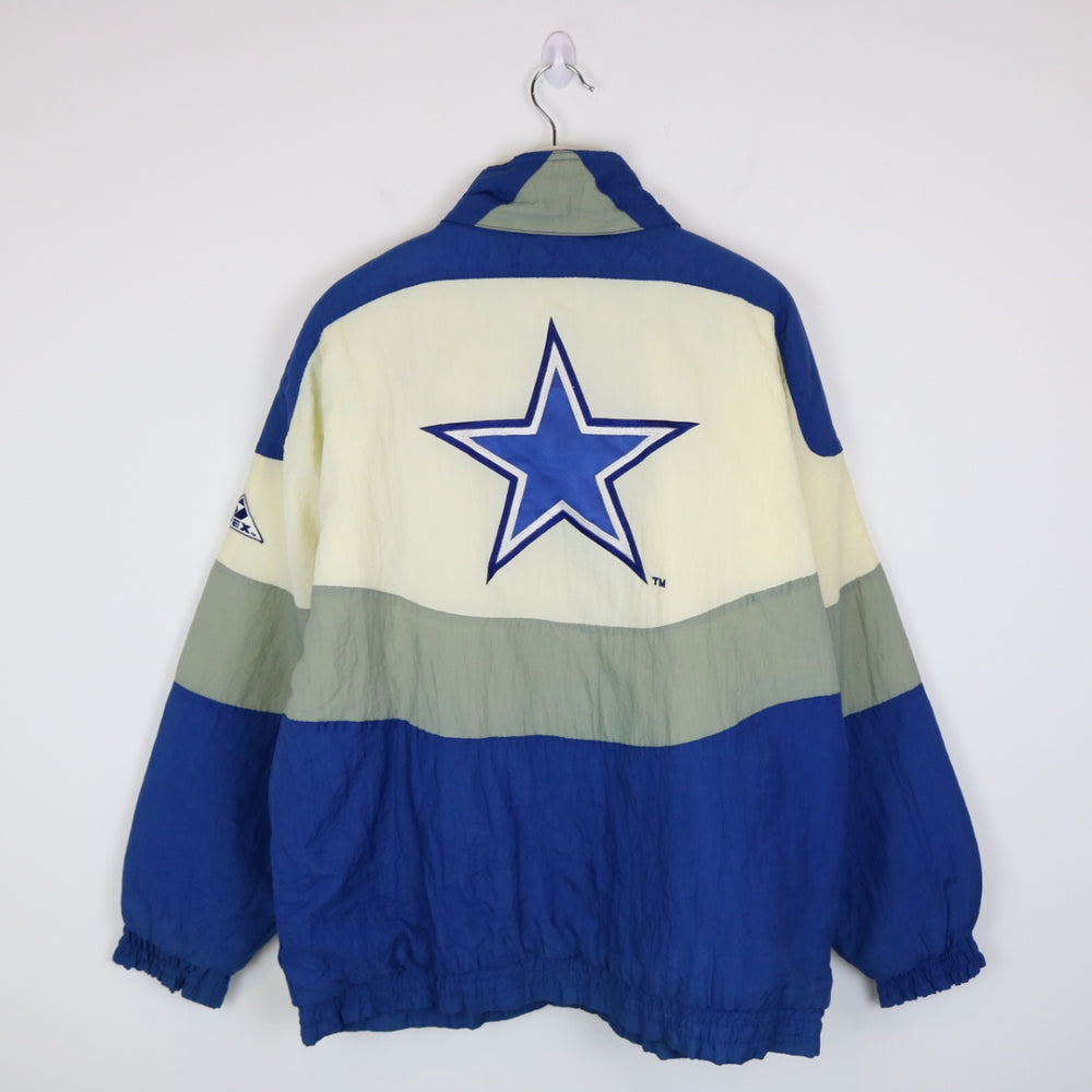 Vintage 90's Dallas Cowboys Apex Puffer Jacket - L-NEWLIFE Clothing