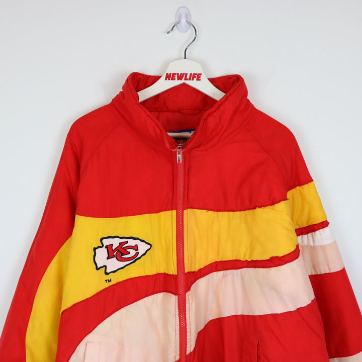 Vintage 90's Kansas City Chiefs Puffer Jacket - XL-NEWLIFE Clothing