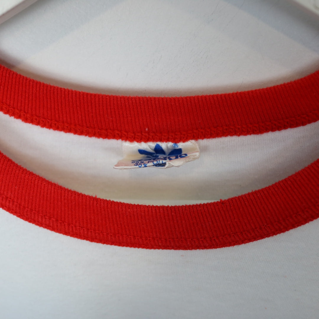 Vintage 1980 Olympic Games Moscow Ringer Tee - S-NEWLIFE Clothing