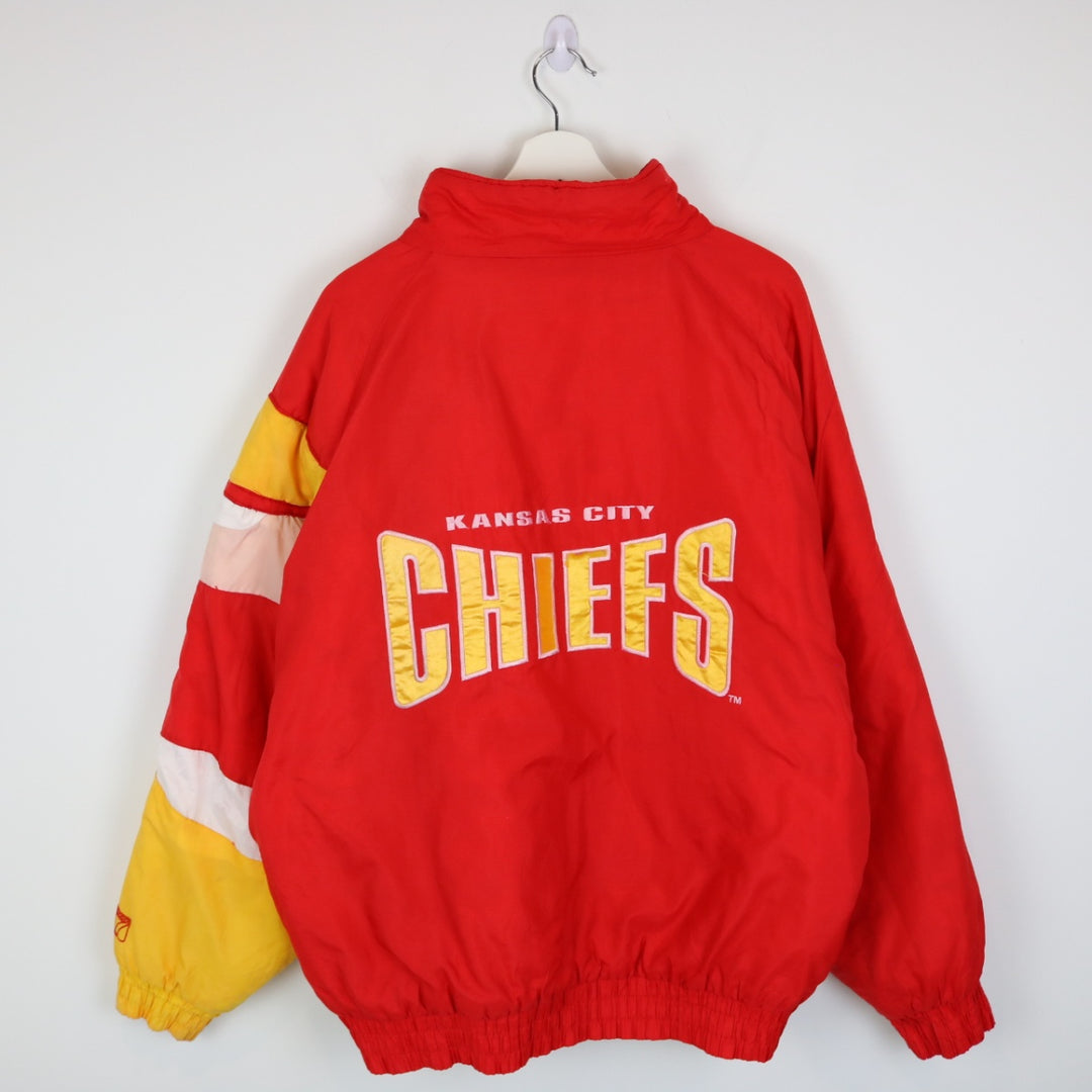 Vintage 90's Kansas City Chiefs Puffer Jacket - XL-NEWLIFE Clothing