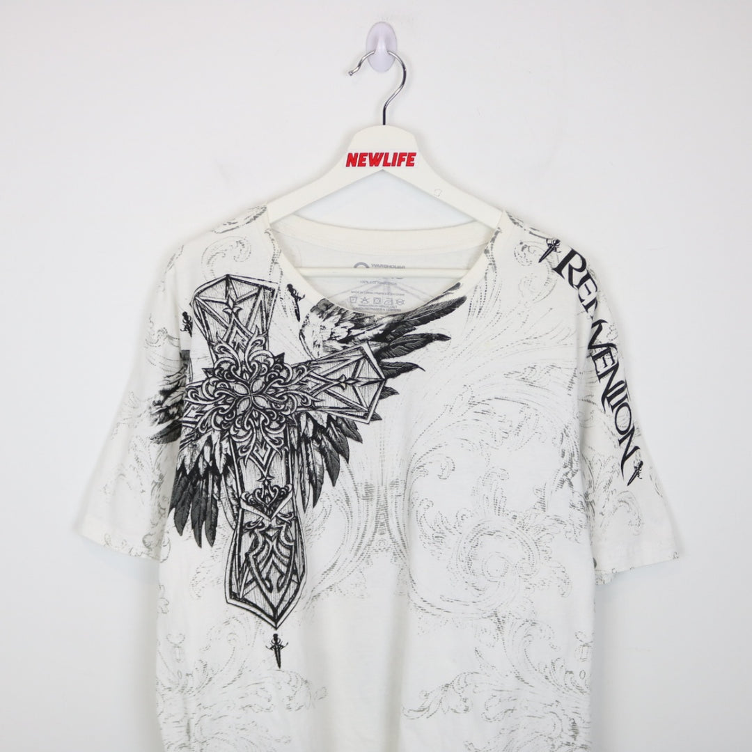 Y2K Reinvention Cross Tee - XL-NEWLIFE Clothing