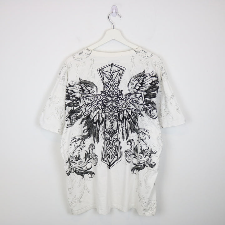 Y2K Reinvention Cross Tee - XL-NEWLIFE Clothing