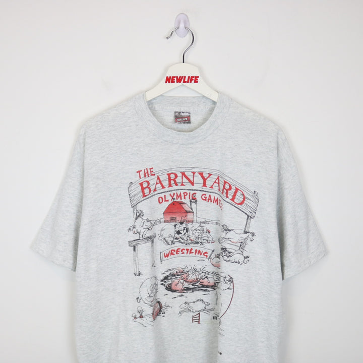 Vintage 90's The Barnyard Olympic Games Tee - XL-NEWLIFE Clothing