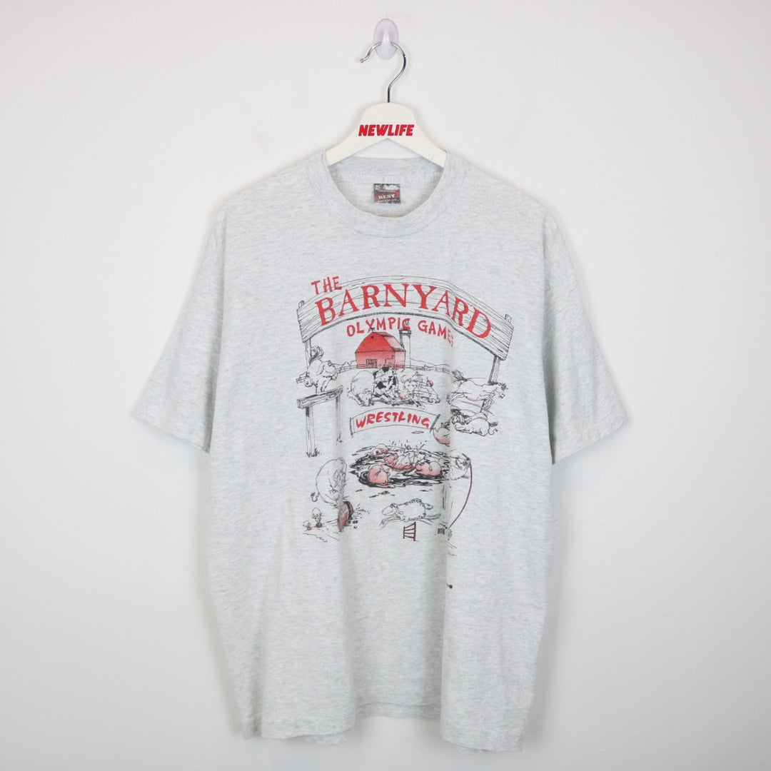 Vintage 90's The Barnyard Olympic Games Tee - XL-NEWLIFE Clothing