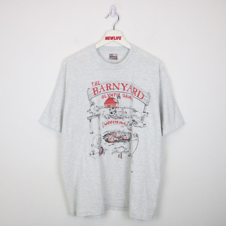 Vintage 90's The Barnyard Olympic Games Tee - XL-NEWLIFE Clothing