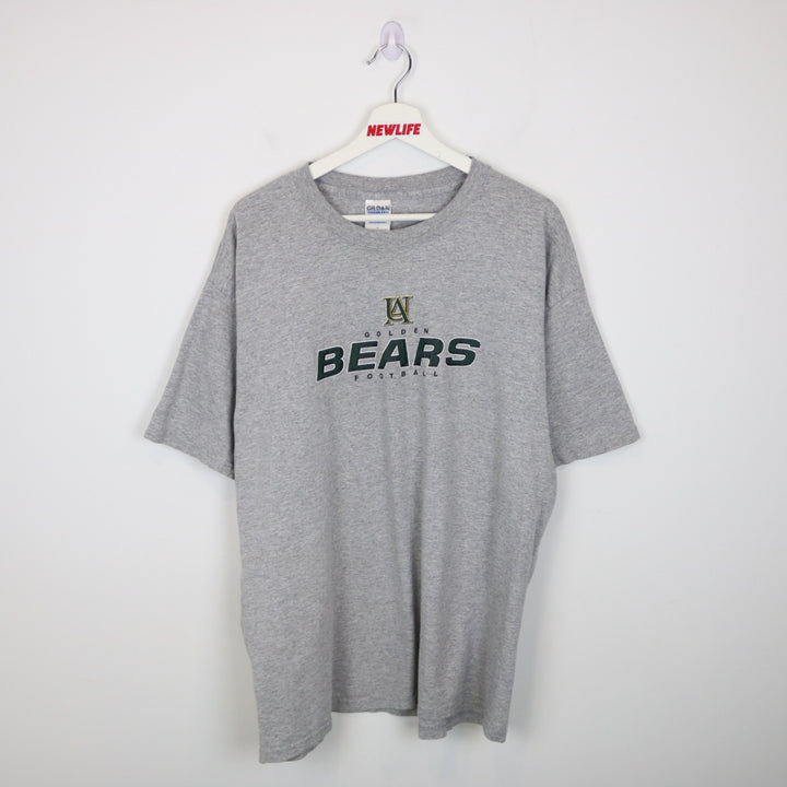 VIntage 00's University of Alberta Golden Bears Football Tee - XL-NEWLIFE Clothing