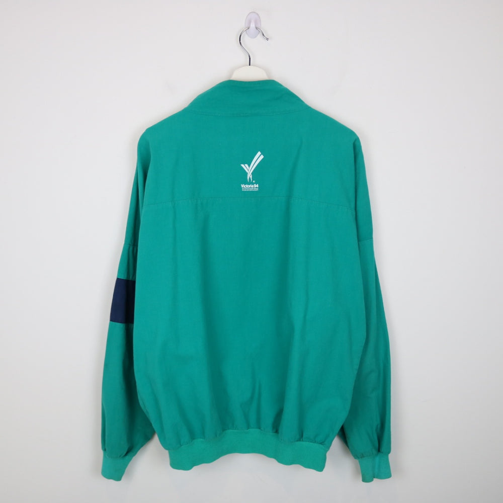 Vintage 1994 Victoria Commonwealth Games Quarter Zip Sweater - L-NEWLIFE Clothing