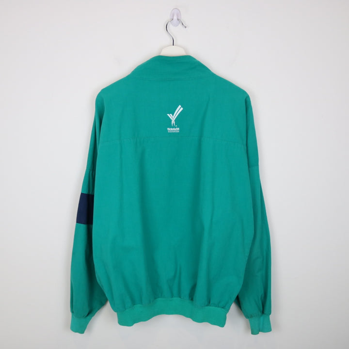 Vintage 1994 Victoria Commonwealth Games Quarter Zip Sweater - L-NEWLIFE Clothing