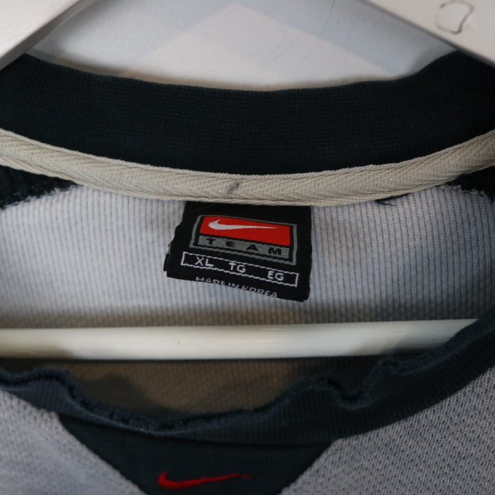 Vintage 90's Nike Center Swoosh Team Canada Hockey Long Sleeve Tee - XL-NEWLIFE Clothing