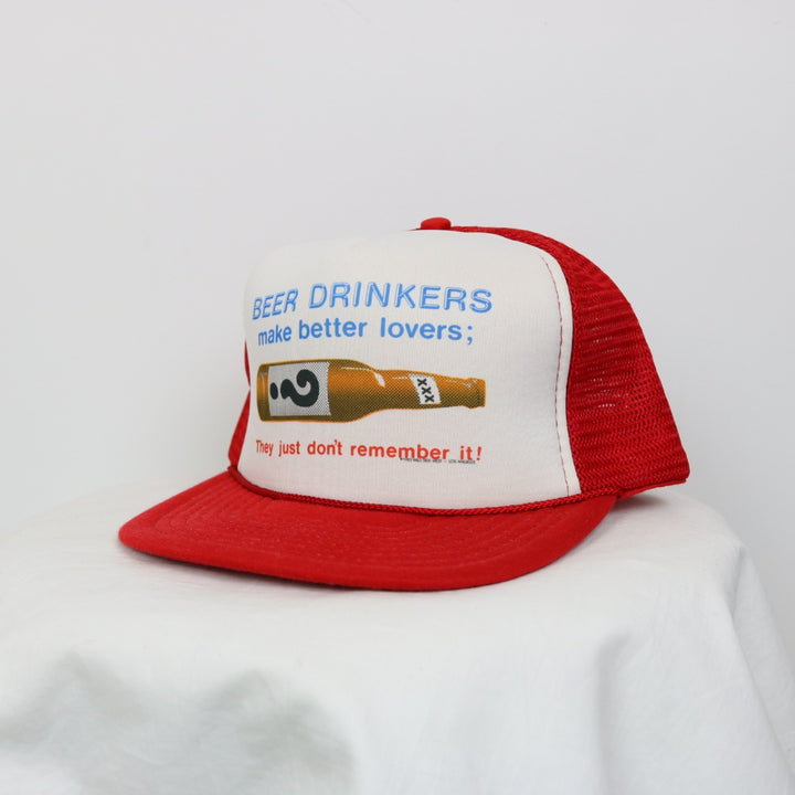 Vintage 1983 Beer Drinkers Trucker Hat - OS-NEWLIFE Clothing