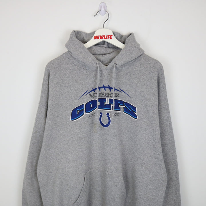 Vintage 00's Indianapolis Colts NFL Hoodie - XL-NEWLIFE Clothing