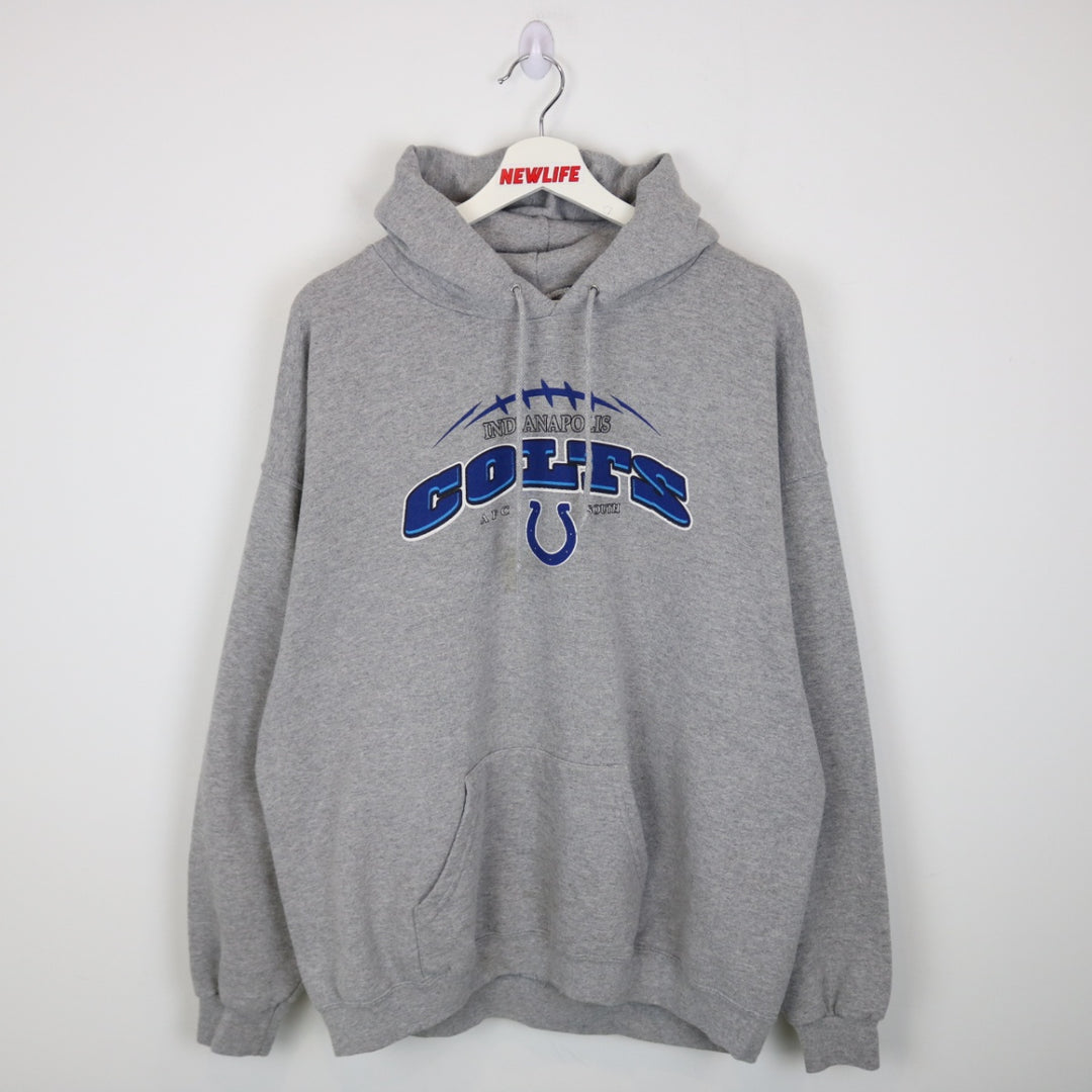 Vintage 00's Indianapolis Colts NFL Hoodie - XL-NEWLIFE Clothing