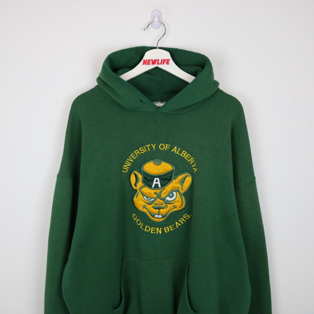 Vintage 90's University of Alberta Golden Bears Russell Hoodie - XXL-NEWLIFE Clothing