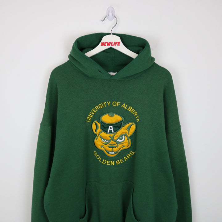 Vintage 90's University of Alberta Golden Bears Russell Hoodie - XXL-NEWLIFE Clothing