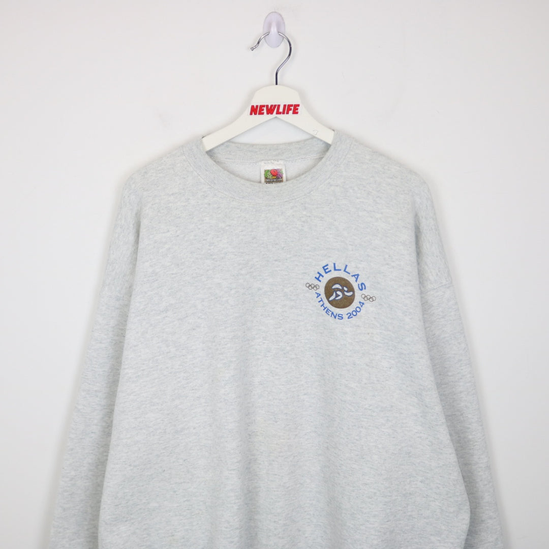 Vintage 2004 Hellas Athens Olympic Games Crewneck - XXL-NEWLIFE Clothing