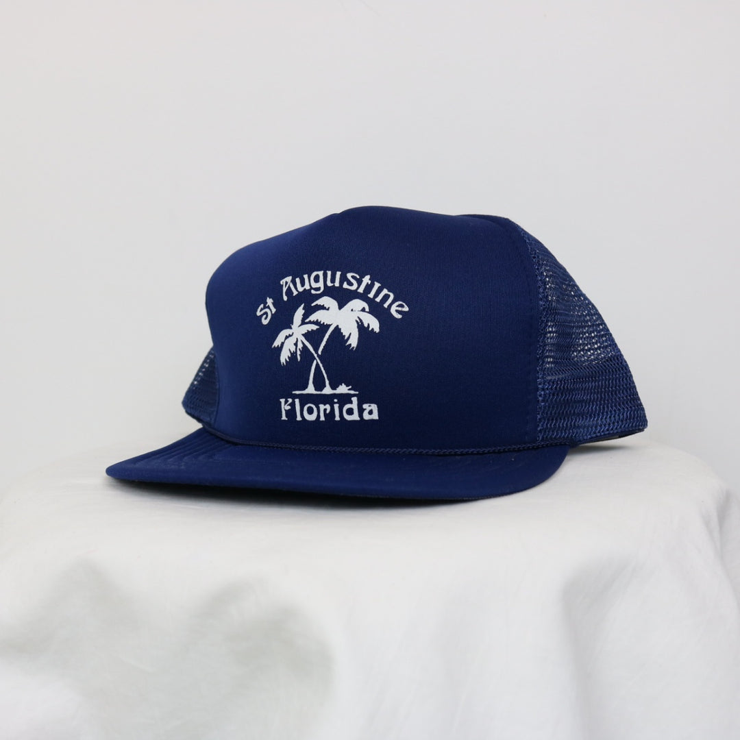 Vintage 80's St. Augustine Florida Trucker Hat - OS-NEWLIFE Clothing