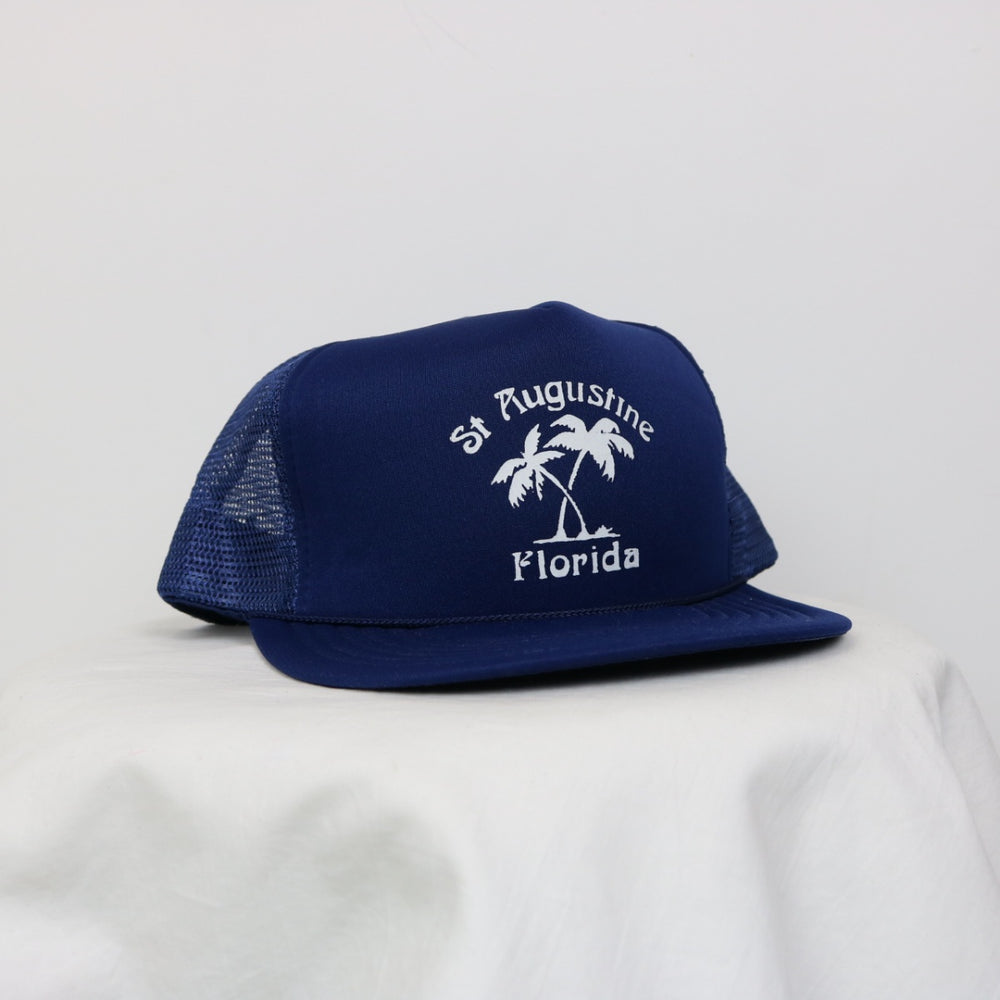 Vintage 80's St. Augustine Florida Trucker Hat - OS-NEWLIFE Clothing