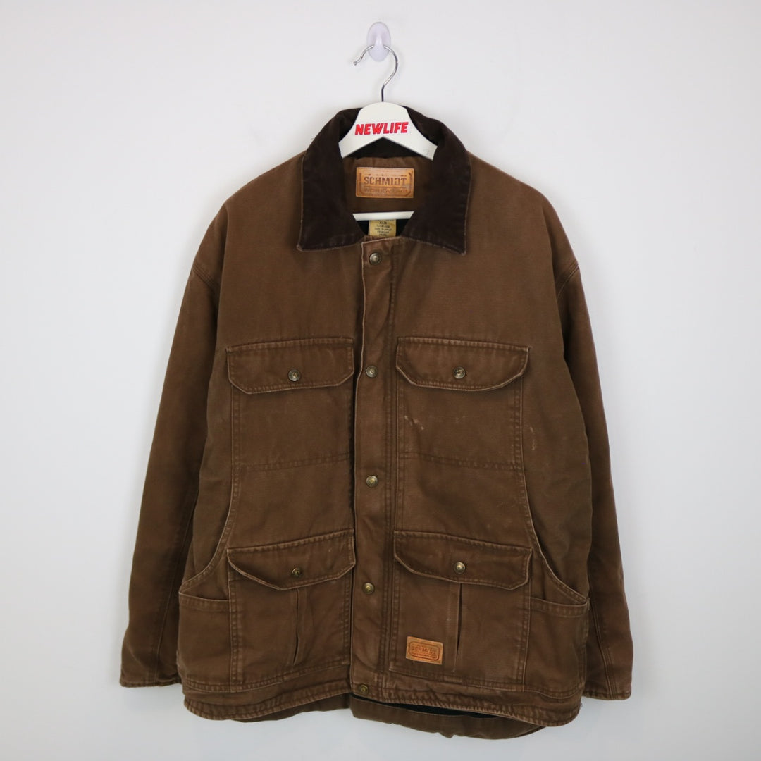 Vintage 00's Schmidt Fleece Lined Work Jacket - XL-NEWLIFE Clothing