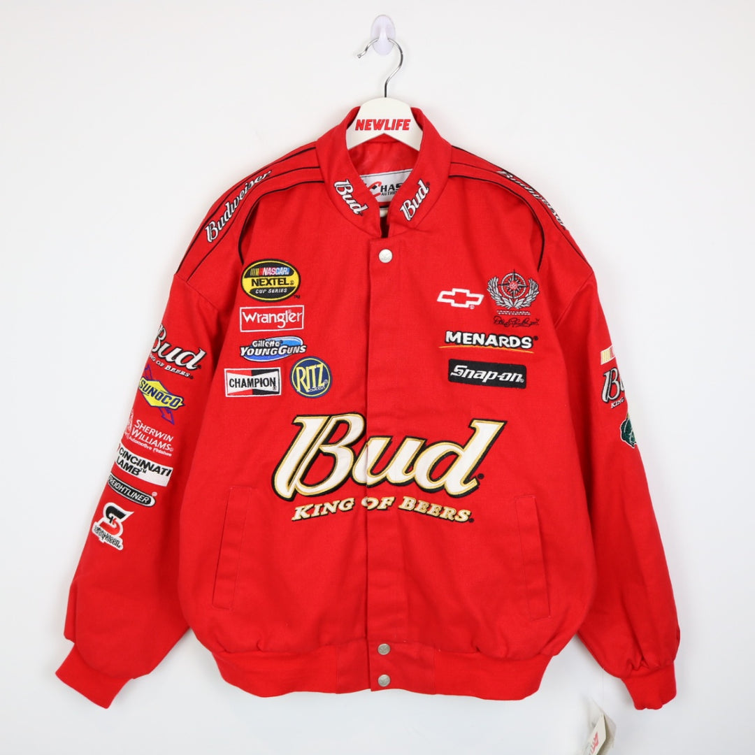 Vintage 00's NWT Budweiser Beer Nascar Racing Jacket - XL-NEWLIFE Clothing