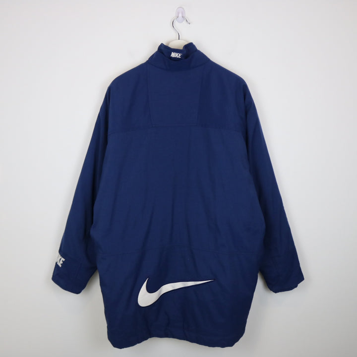 Vintage 90's Nike Parka Puffer Jacket - L-NEWLIFE Clothing