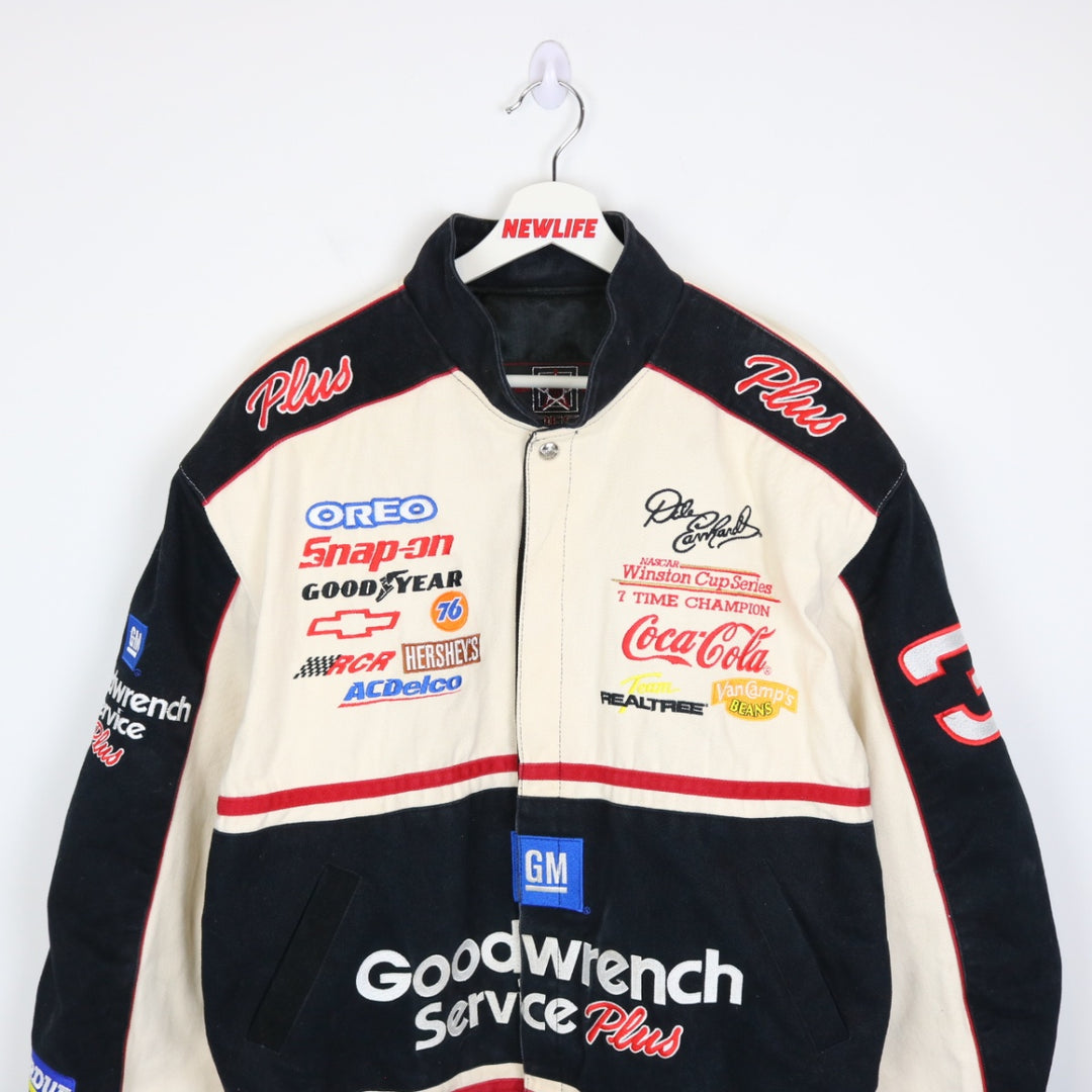 Vintage 90's Dale Earnhardt Goodwrench Nascar Racing Jacket - L-NEWLIFE Clothing