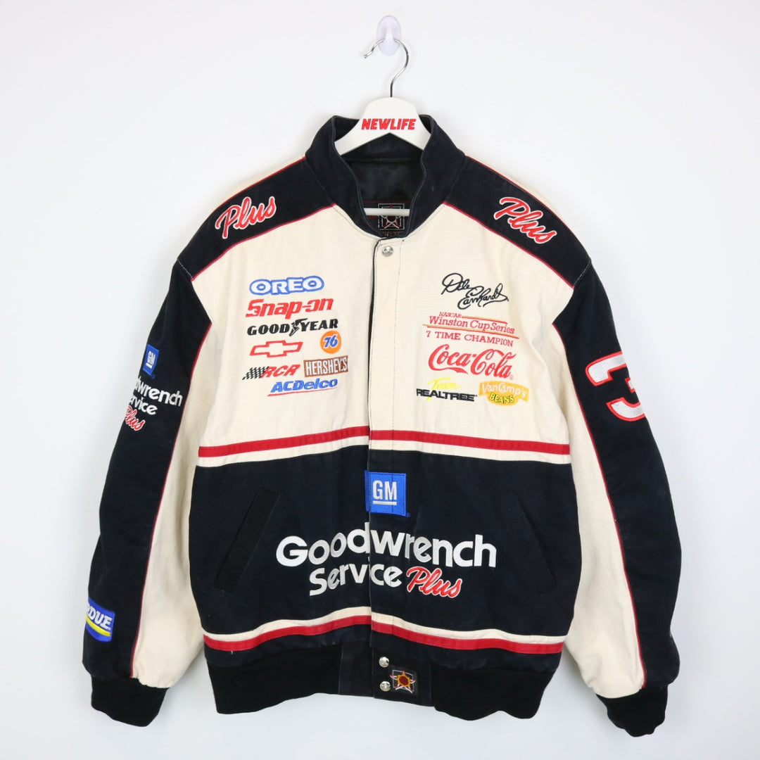 Vintage 90's Dale Earnhardt Goodwrench Nascar Racing Jacket - L-NEWLIFE Clothing