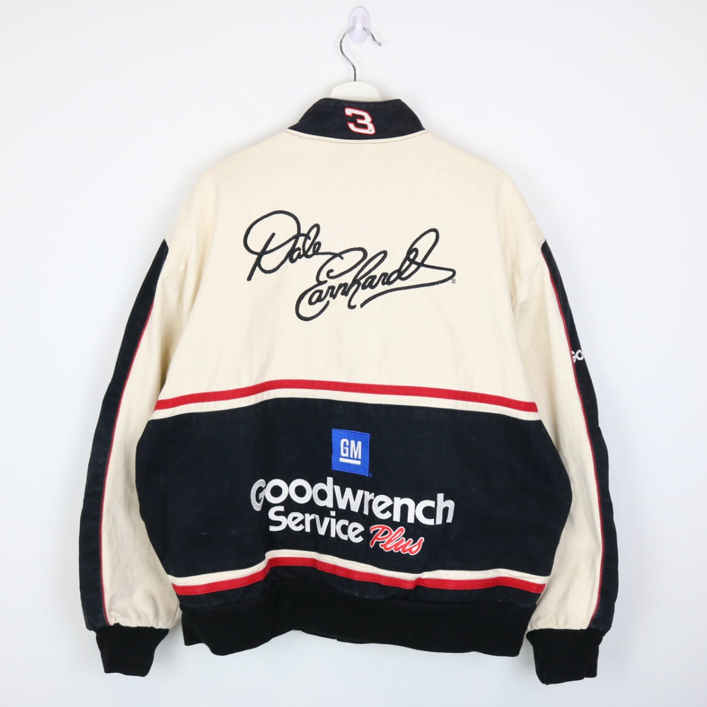 Vintage 90's Dale Earnhardt Goodwrench Nascar Racing Jacket - L-NEWLIFE Clothing