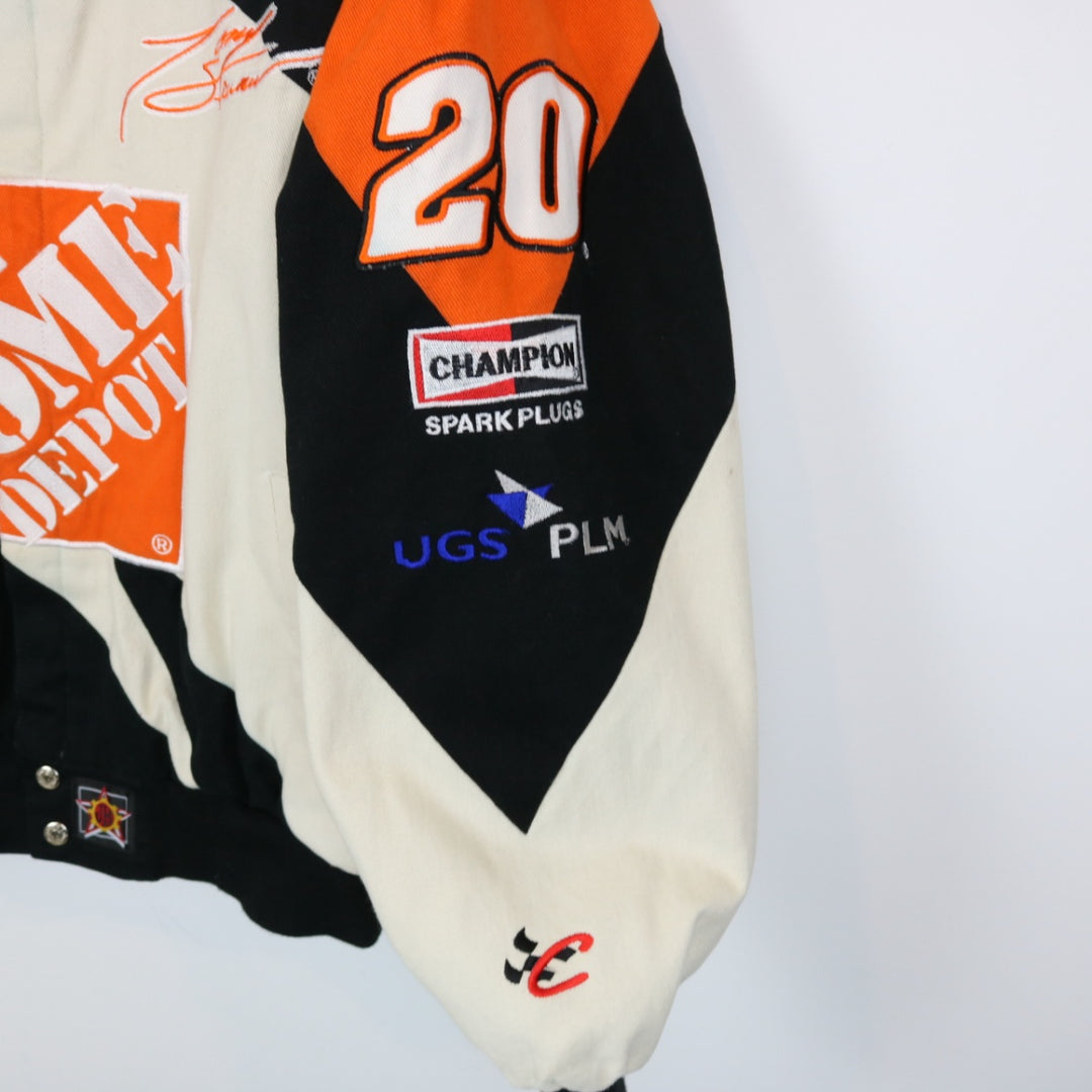 Vintage 90's Tony Stewart Home Depot Nascar Racing Jacket - XL-NEWLIFE Clothing