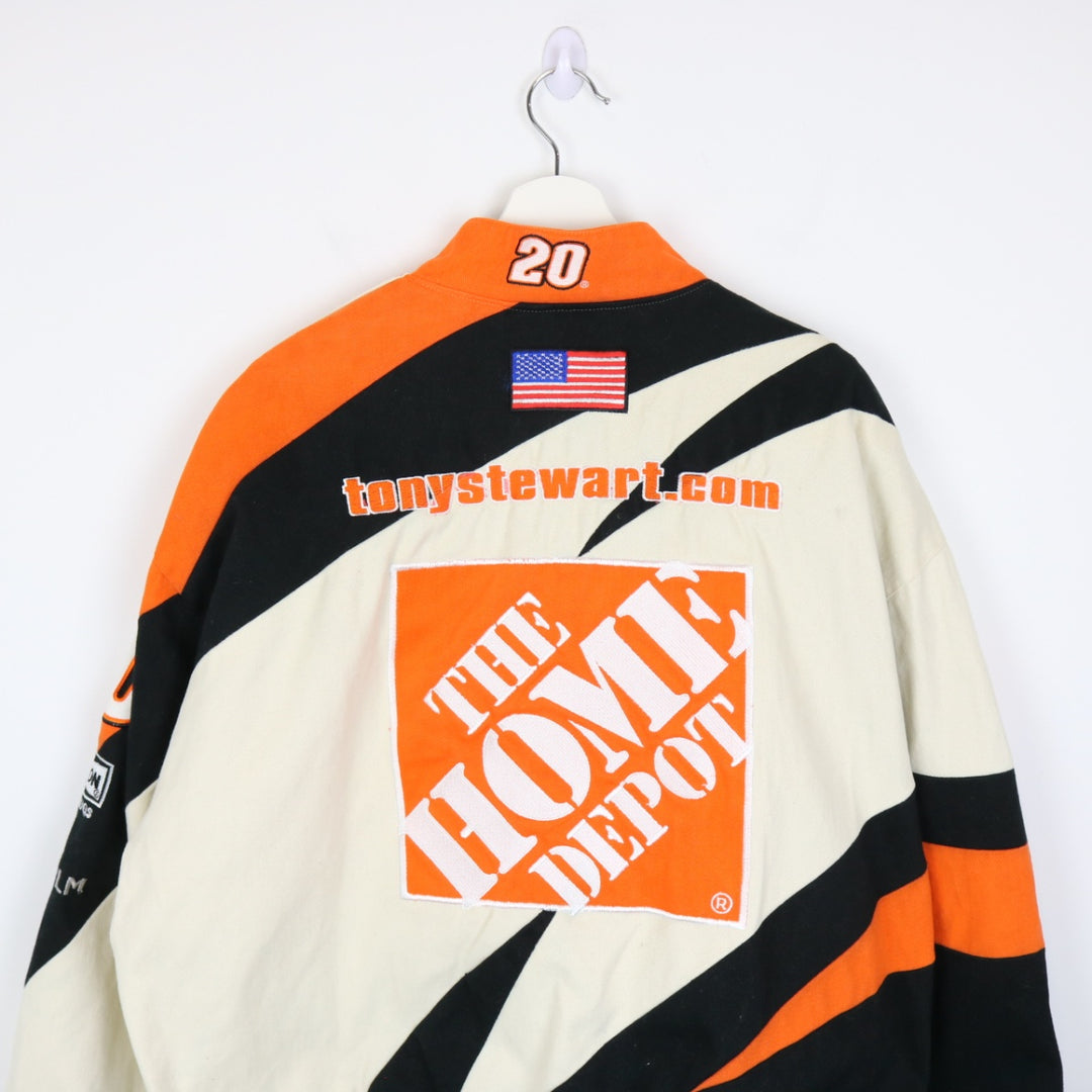 Vintage 90's Tony Stewart Home Depot Nascar Racing Jacket - XL-NEWLIFE Clothing