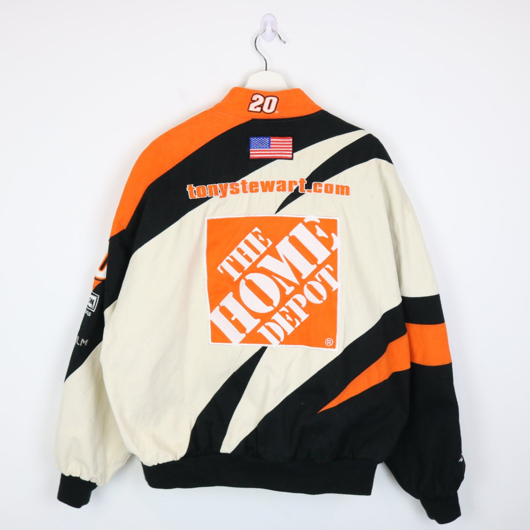 Vintage 90's Tony Stewart Home Depot Nascar Racing Jacket - XL-NEWLIFE Clothing