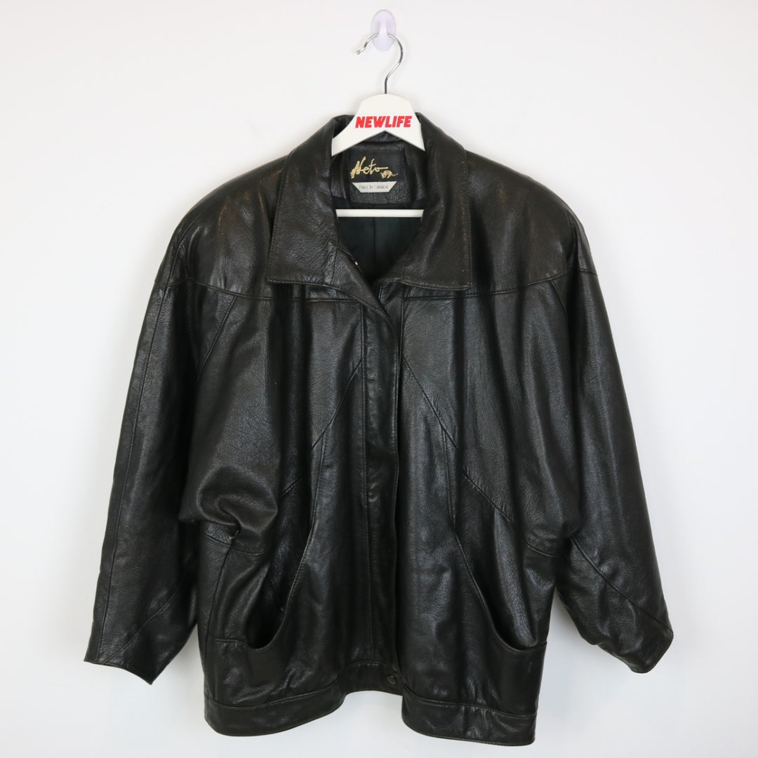 Vintage 80's Neto Leather Jacket - L-NEWLIFE Clothing