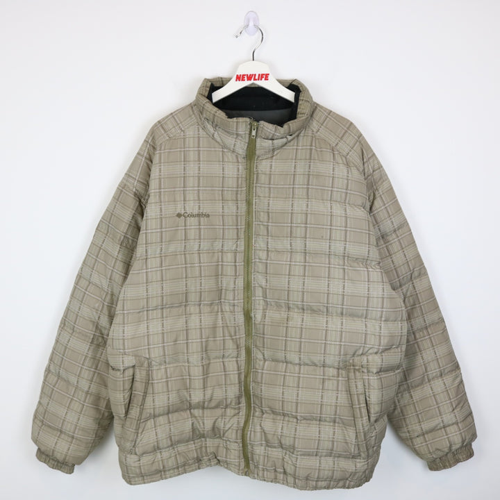 Vintage 00's Columbia Plaid Puffer Jacket - XXL-NEWLIFE Clothing