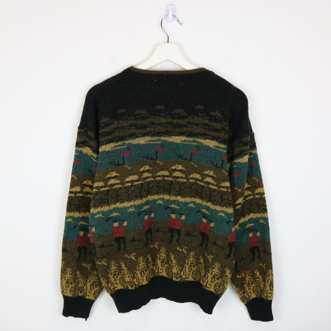 Vintage 90's North Country Golf Knit Sweater - S-NEWLIFE Clothing