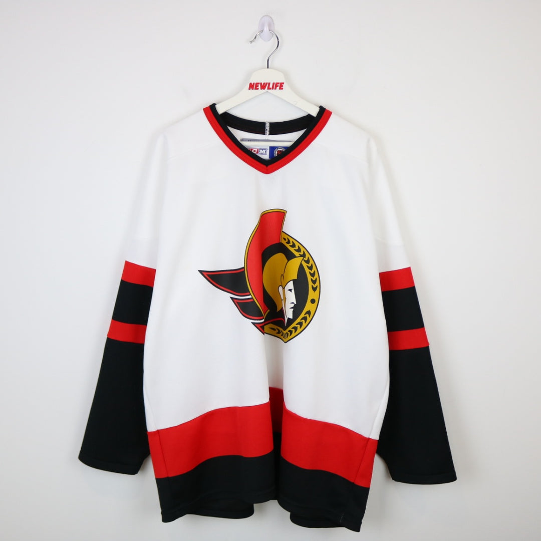 Vintage 90's Ottawa Senators CCM NHL Jersey - XL-NEWLIFE Clothing