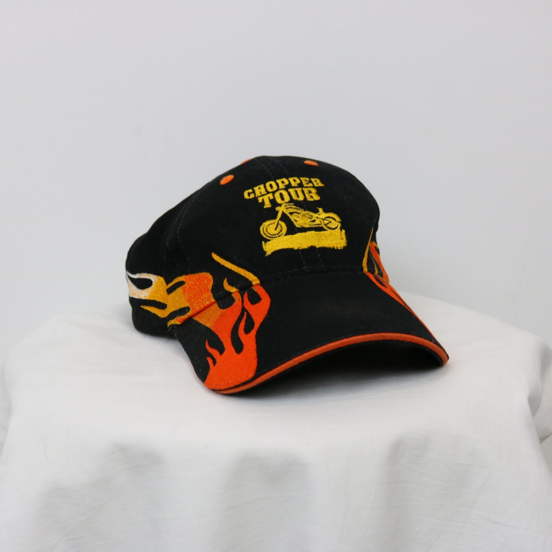 Vintage Chopper Tour Flame Hat - OS-NEWLIFE Clothing