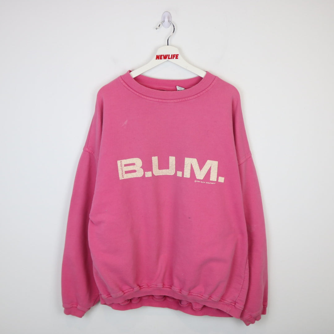Vintage 1990 BUM Equipment Crewneck - XL-NEWLIFE Clothing