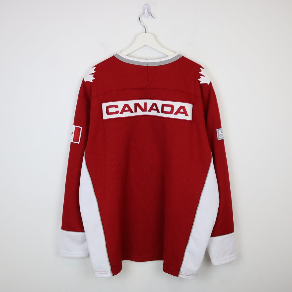 Vintage 2000 Sydney Olympics Team Canada Roots Hockey Jersey - XXL-NEWLIFE Clothing